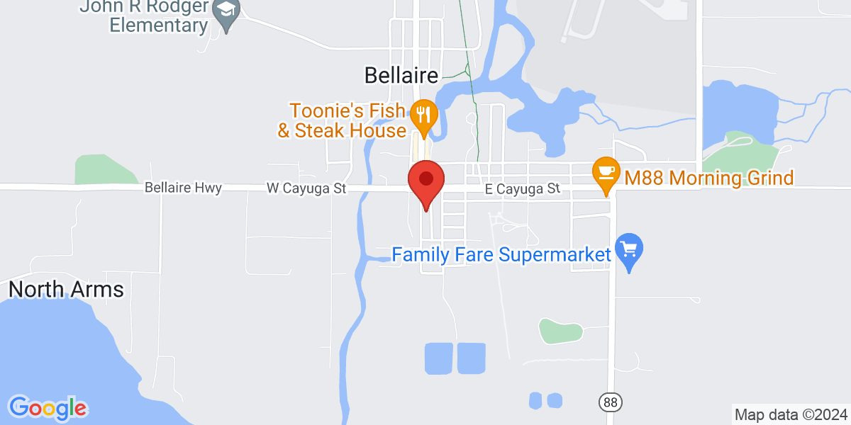 Map of Bellaire Public Library